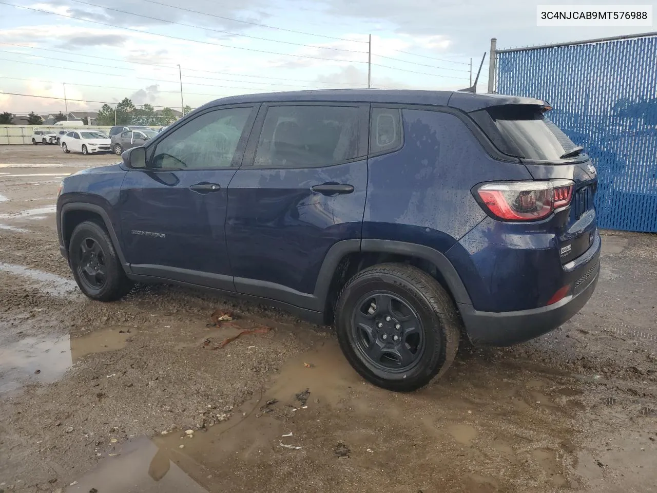 2021 Jeep Compass Sport VIN: 3C4NJCAB9MT576988 Lot: 72170954