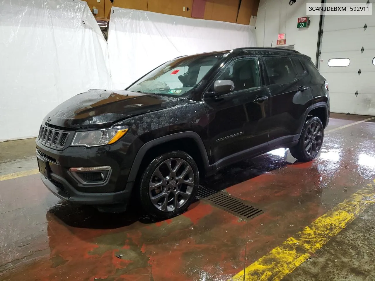 2021 Jeep Compass 80Th Edition VIN: 3C4NJDEBXMT592911 Lot: 72259364