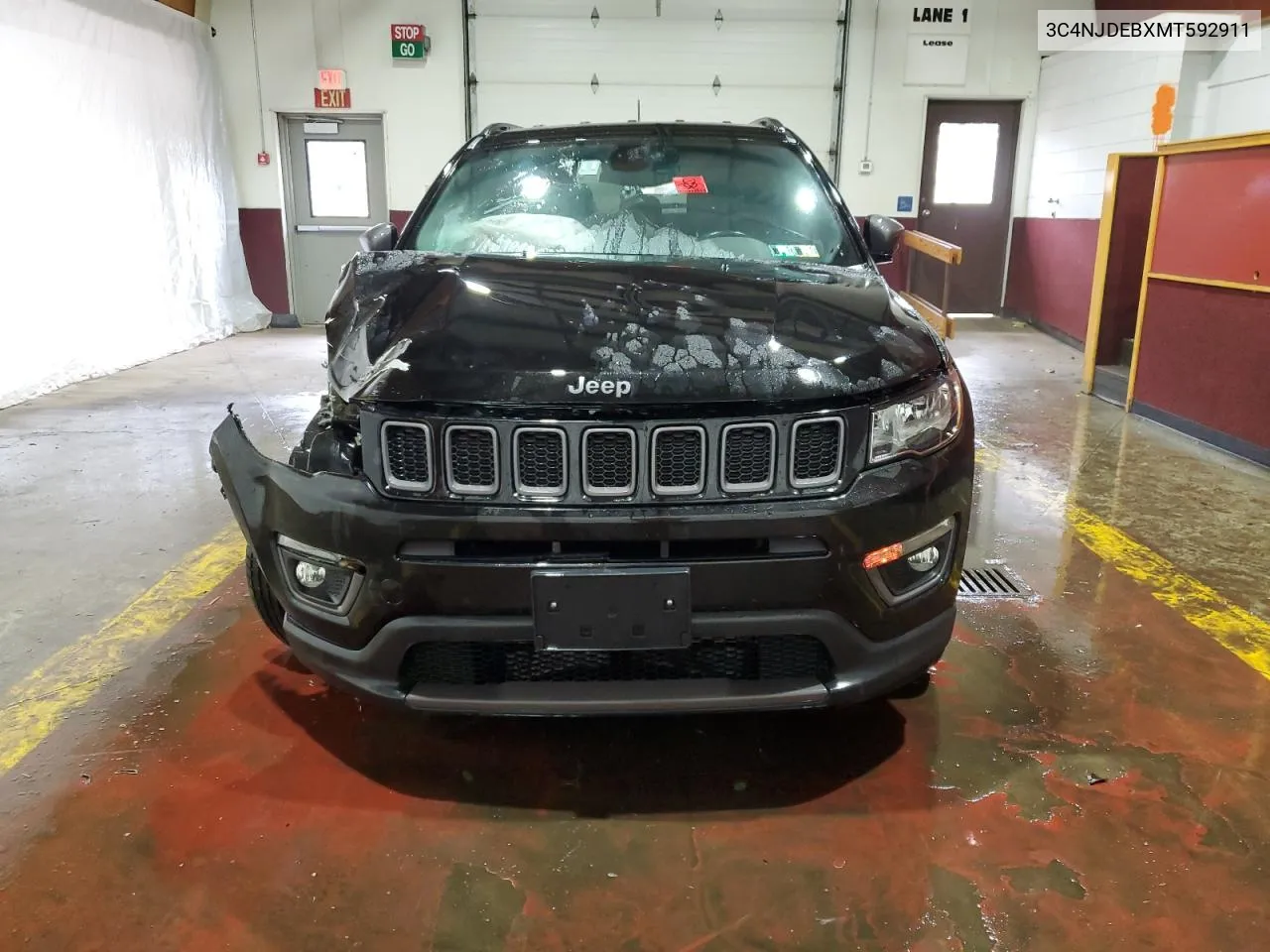 2021 Jeep Compass 80Th Edition VIN: 3C4NJDEBXMT592911 Lot: 72259364