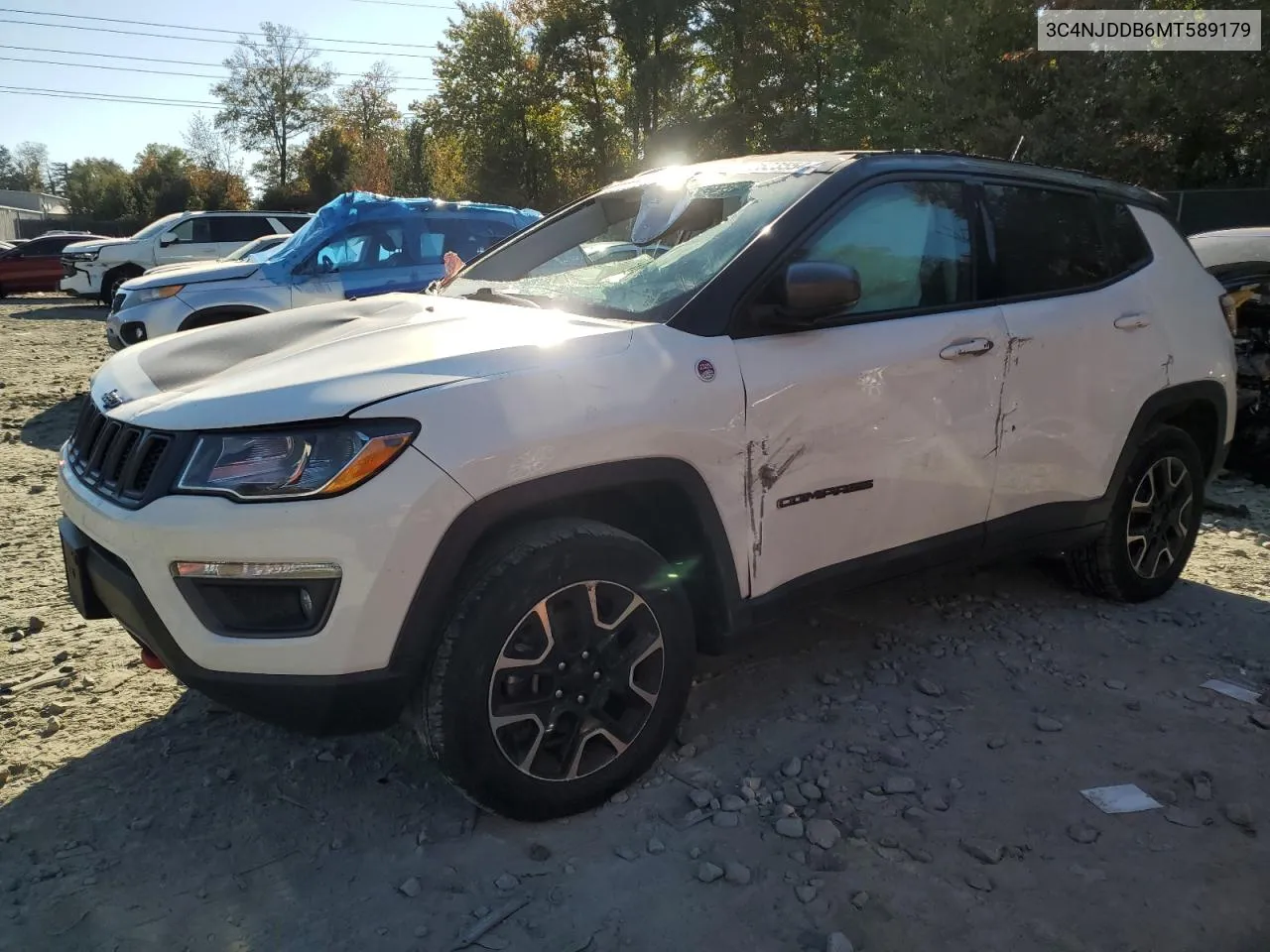 2021 Jeep Compass Trailhawk VIN: 3C4NJDDB6MT589179 Lot: 72523554