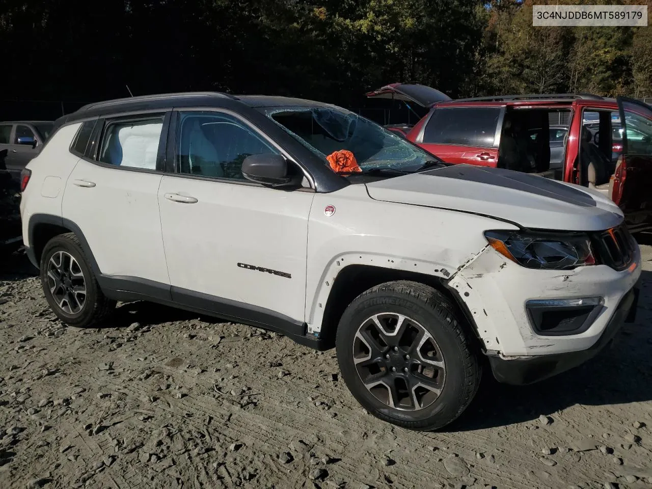 2021 Jeep Compass Trailhawk VIN: 3C4NJDDB6MT589179 Lot: 72523554