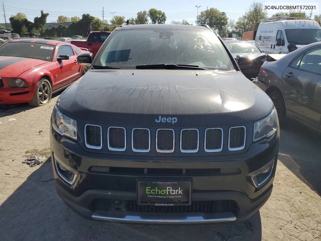 2021 Jeep Compass Limited VIN: 3C4NJDCB8MT572031 Lot: 72604644