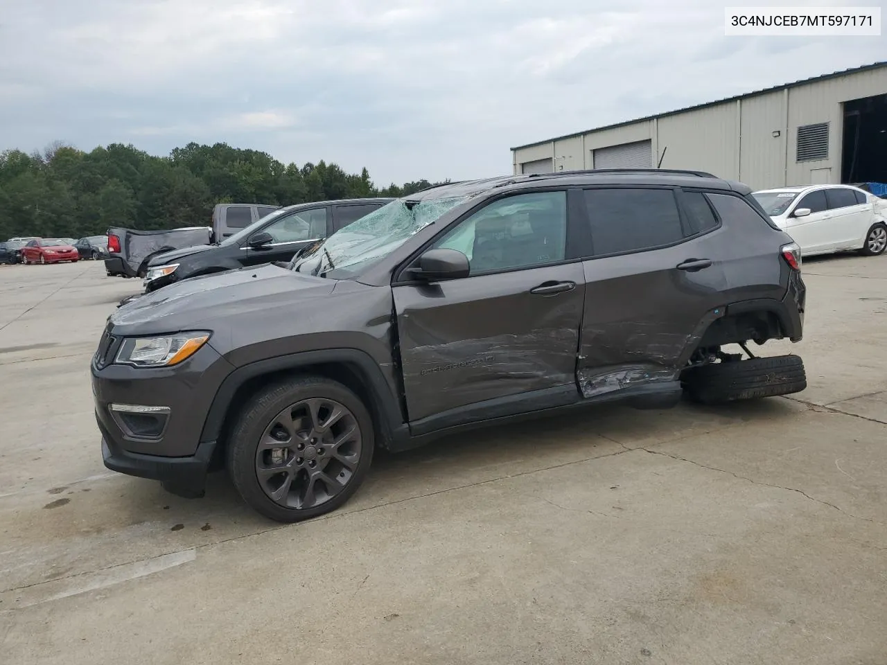 2021 Jeep Compass 80Th Edition VIN: 3C4NJCEB7MT597171 Lot: 72803164