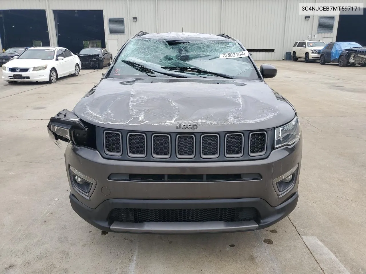 3C4NJCEB7MT597171 2021 Jeep Compass 80Th Edition