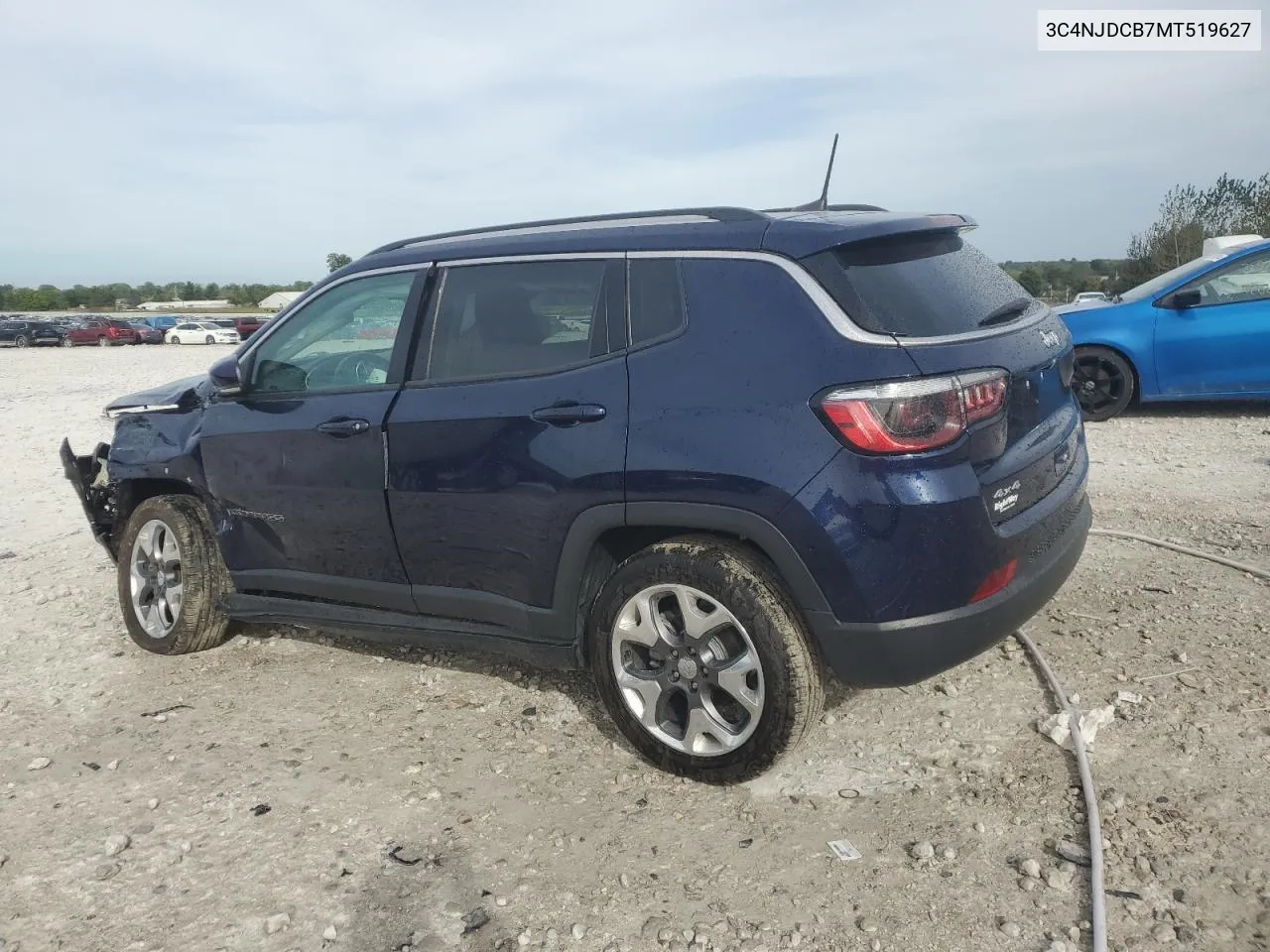 2021 Jeep Compass Limited VIN: 3C4NJDCB7MT519627 Lot: 72992364