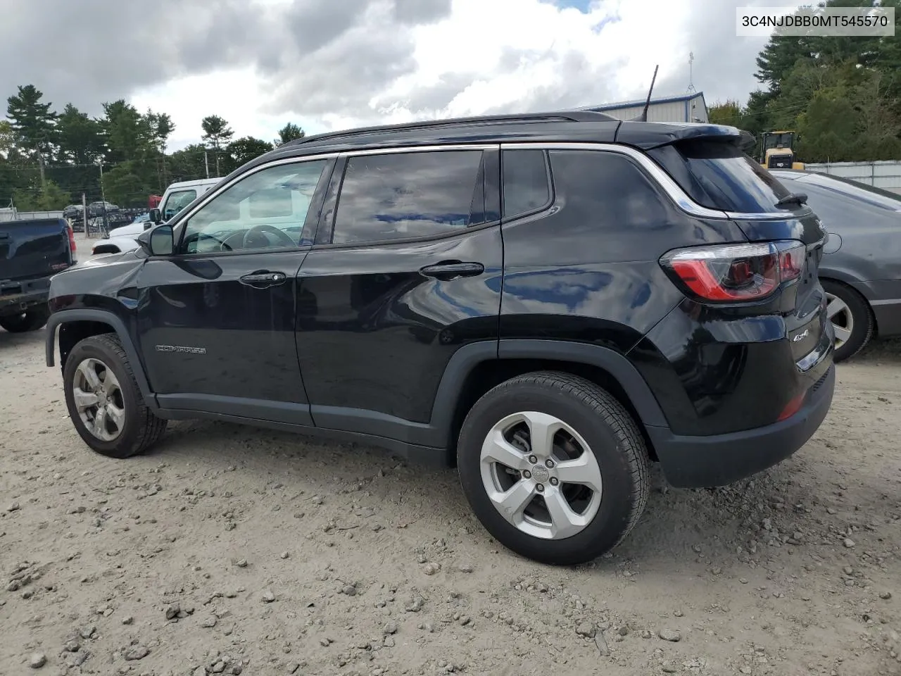 2021 Jeep Compass Latitude VIN: 3C4NJDBB0MT545570 Lot: 73469754