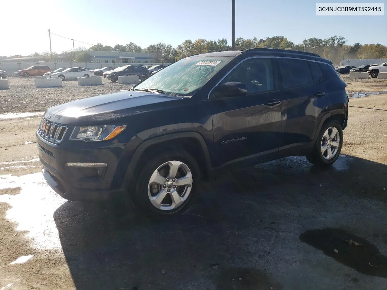 3C4NJCBB9MT592445 2021 Jeep Compass Latitude