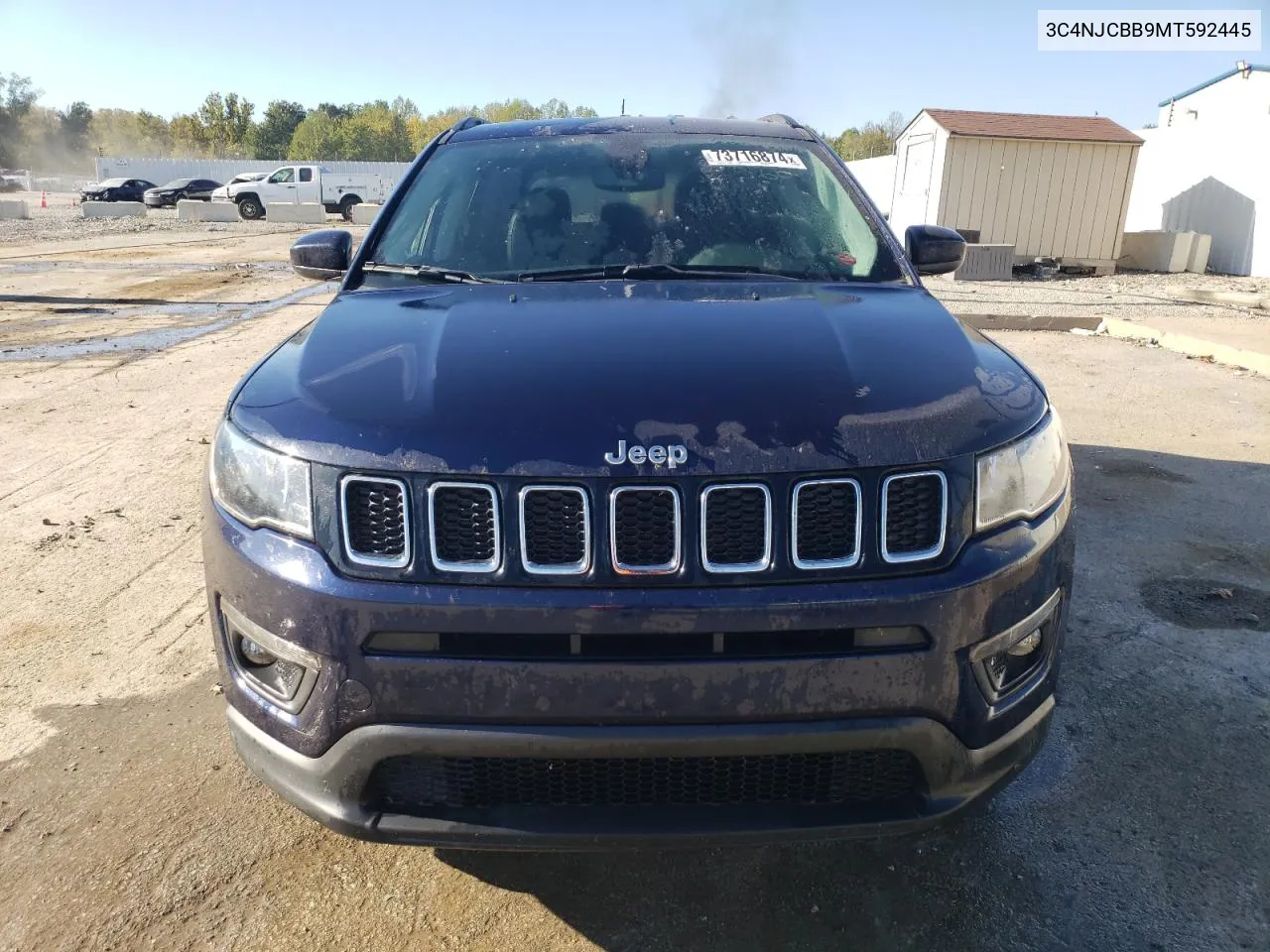 3C4NJCBB9MT592445 2021 Jeep Compass Latitude