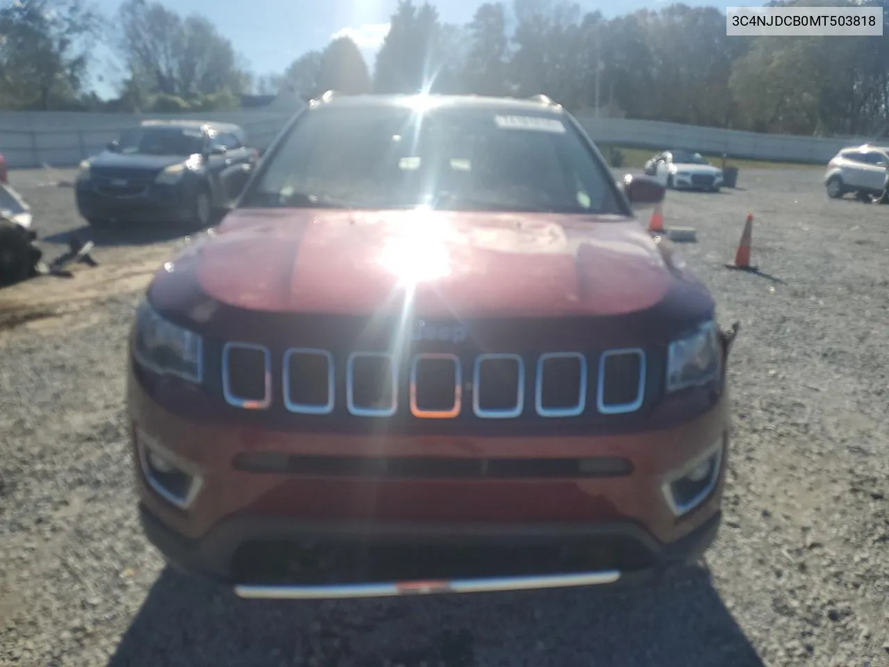 2021 Jeep Compass Limited VIN: 3C4NJDCB0MT503818 Lot: 74181214