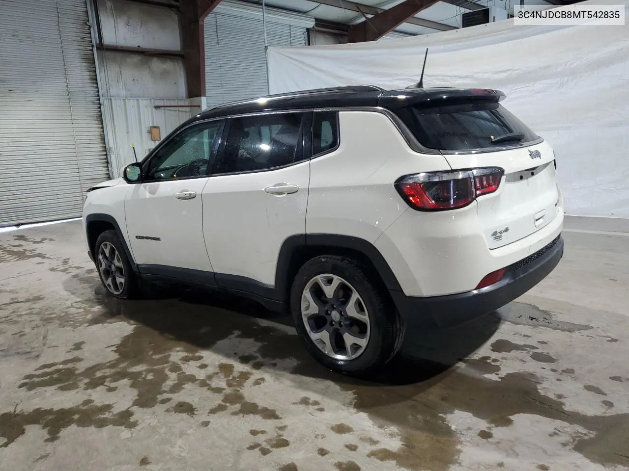 2021 Jeep Compass Limited VIN: 3C4NJDCB8MT542835 Lot: 74780184