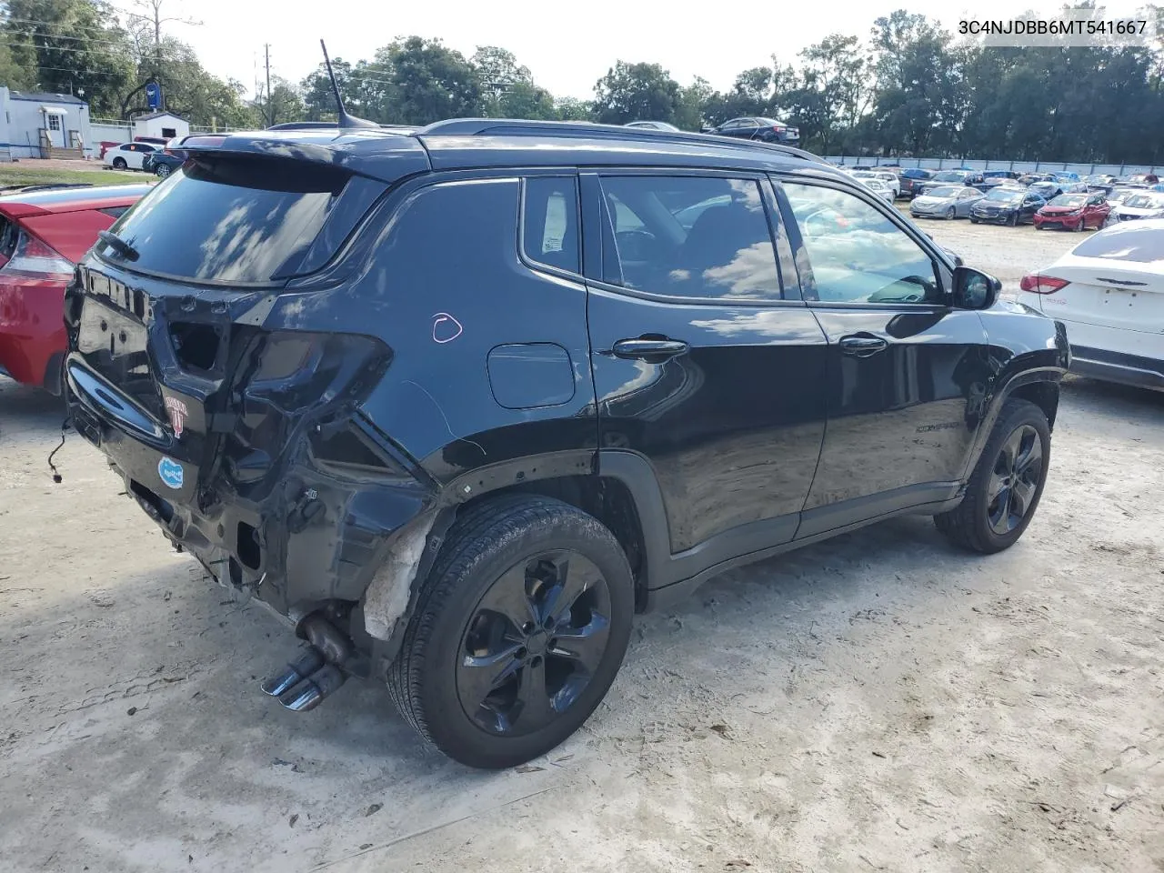 2021 Jeep Compass Latitude VIN: 3C4NJDBB6MT541667 Lot: 75342744