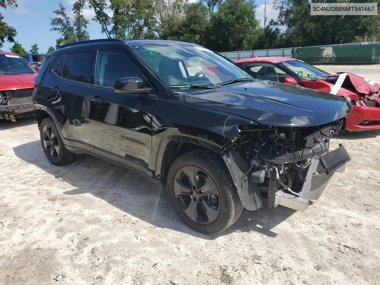 2021 Jeep Compass Latitude VIN: 3C4NJDBB6MT541667 Lot: 75342744