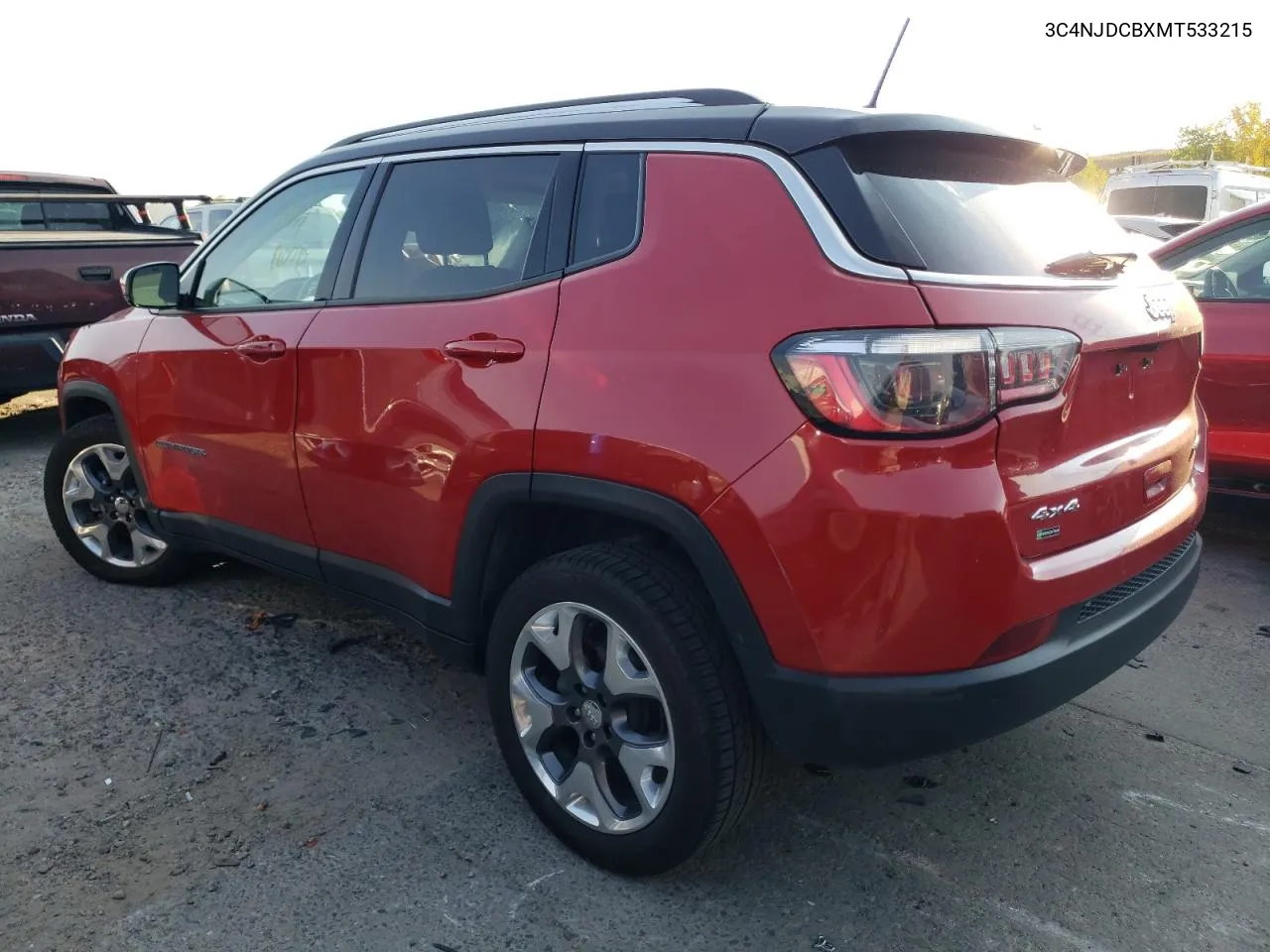 2021 Jeep Compass Limited VIN: 3C4NJDCBXMT533215 Lot: 75560864