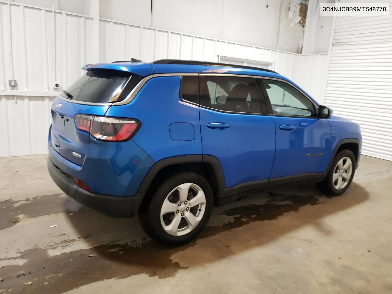 2021 Jeep Compass Latitude VIN: 3C4NJCBB9MT548770 Lot: 75873734