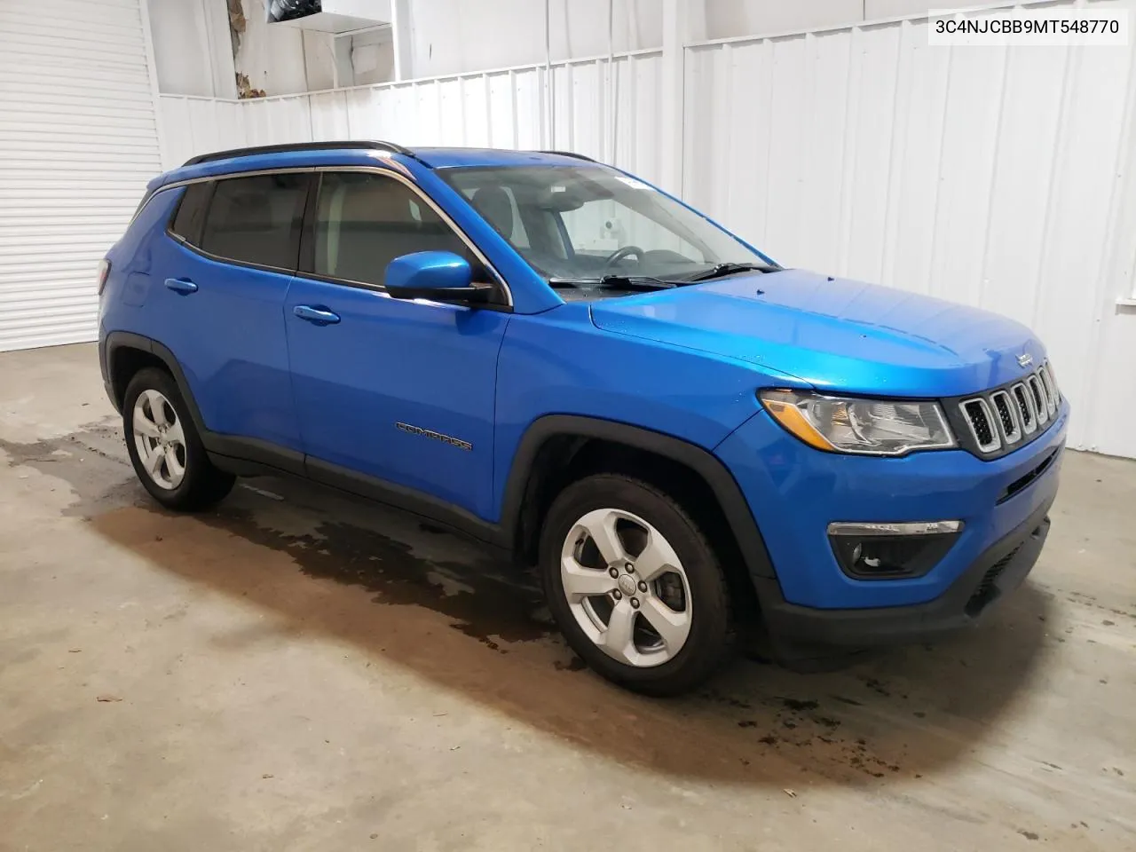 2021 Jeep Compass Latitude VIN: 3C4NJCBB9MT548770 Lot: 75873734