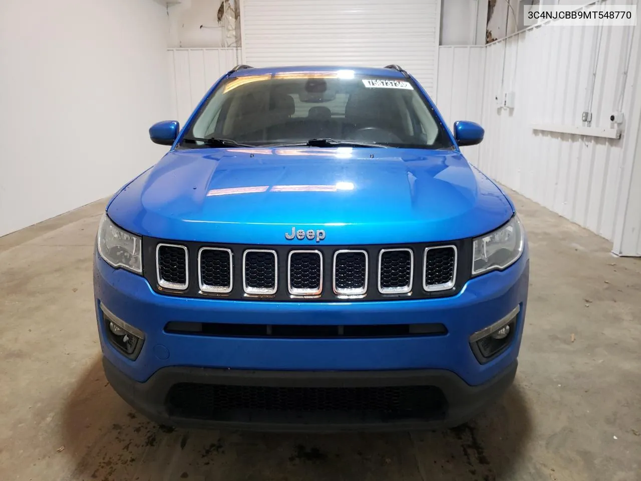 2021 Jeep Compass Latitude VIN: 3C4NJCBB9MT548770 Lot: 75873734