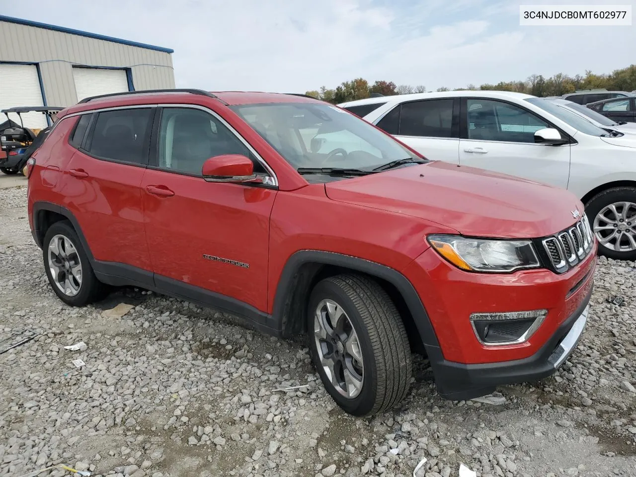 2021 Jeep Compass Limited VIN: 3C4NJDCB0MT602977 Lot: 75929474