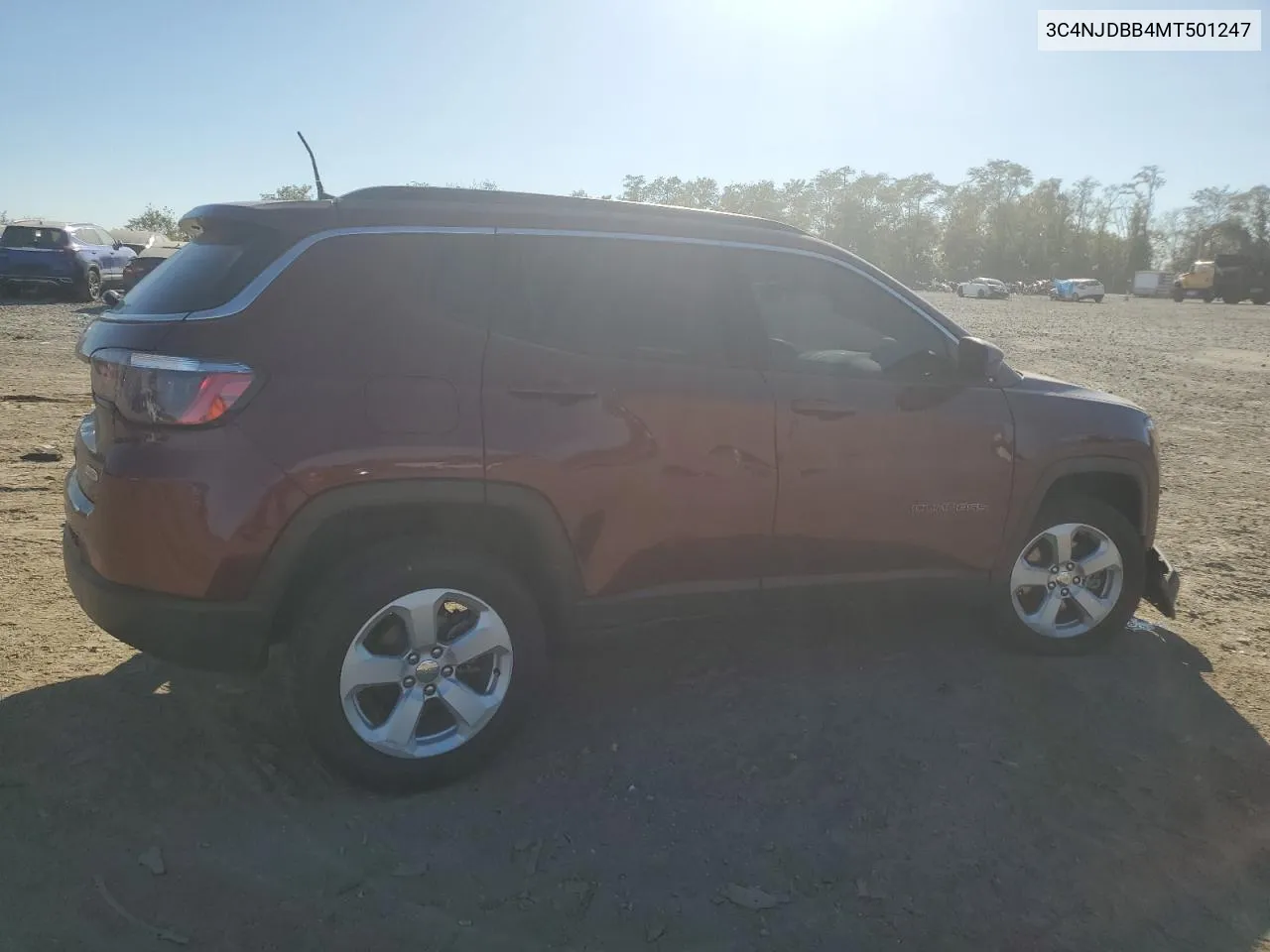 3C4NJDBB4MT501247 2021 Jeep Compass Latitude