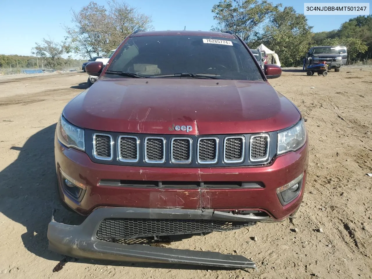 3C4NJDBB4MT501247 2021 Jeep Compass Latitude