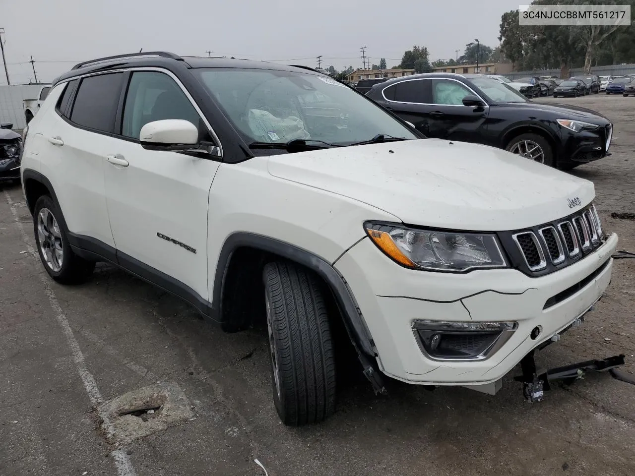 2021 Jeep Compass Limited VIN: 3C4NJCCB8MT561217 Lot: 76328434