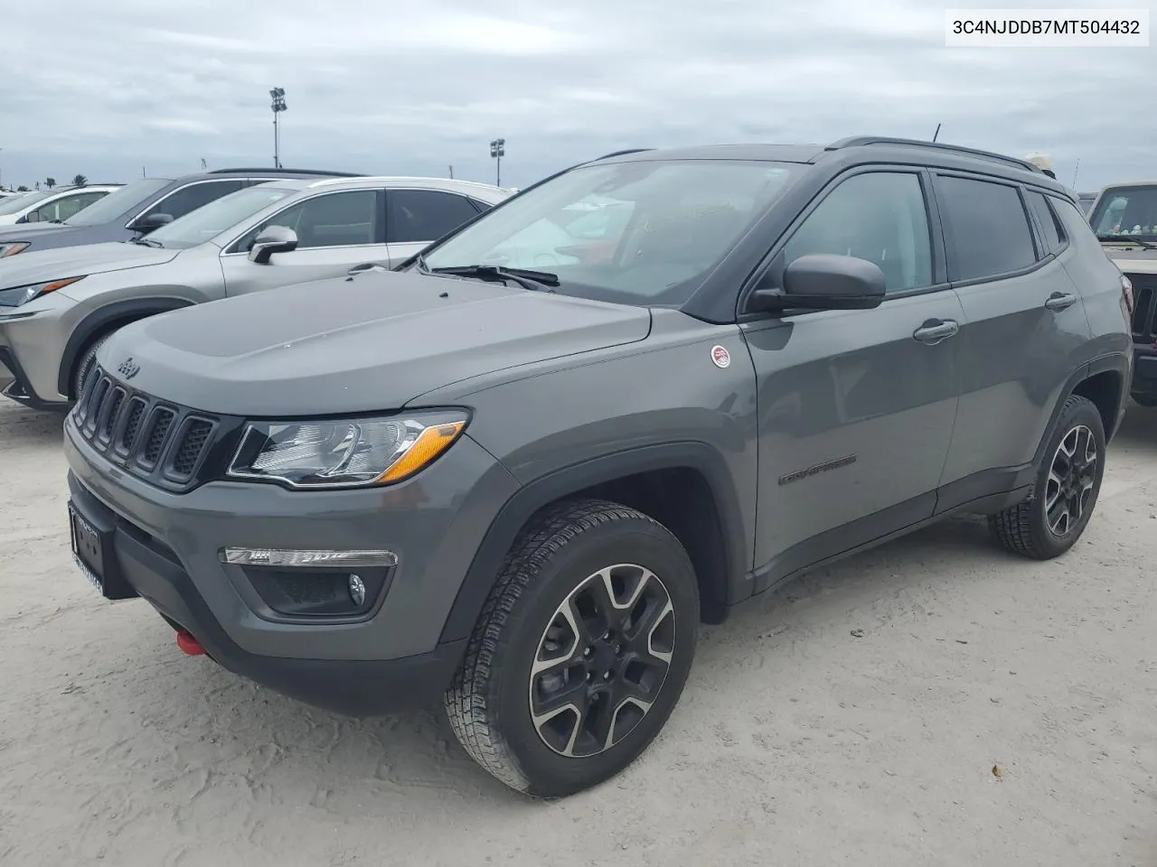 2021 Jeep Compass Trailhawk VIN: 3C4NJDDB7MT504432 Lot: 76713604