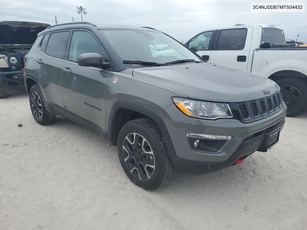 2021 Jeep Compass Trailhawk VIN: 3C4NJDDB7MT504432 Lot: 76713604