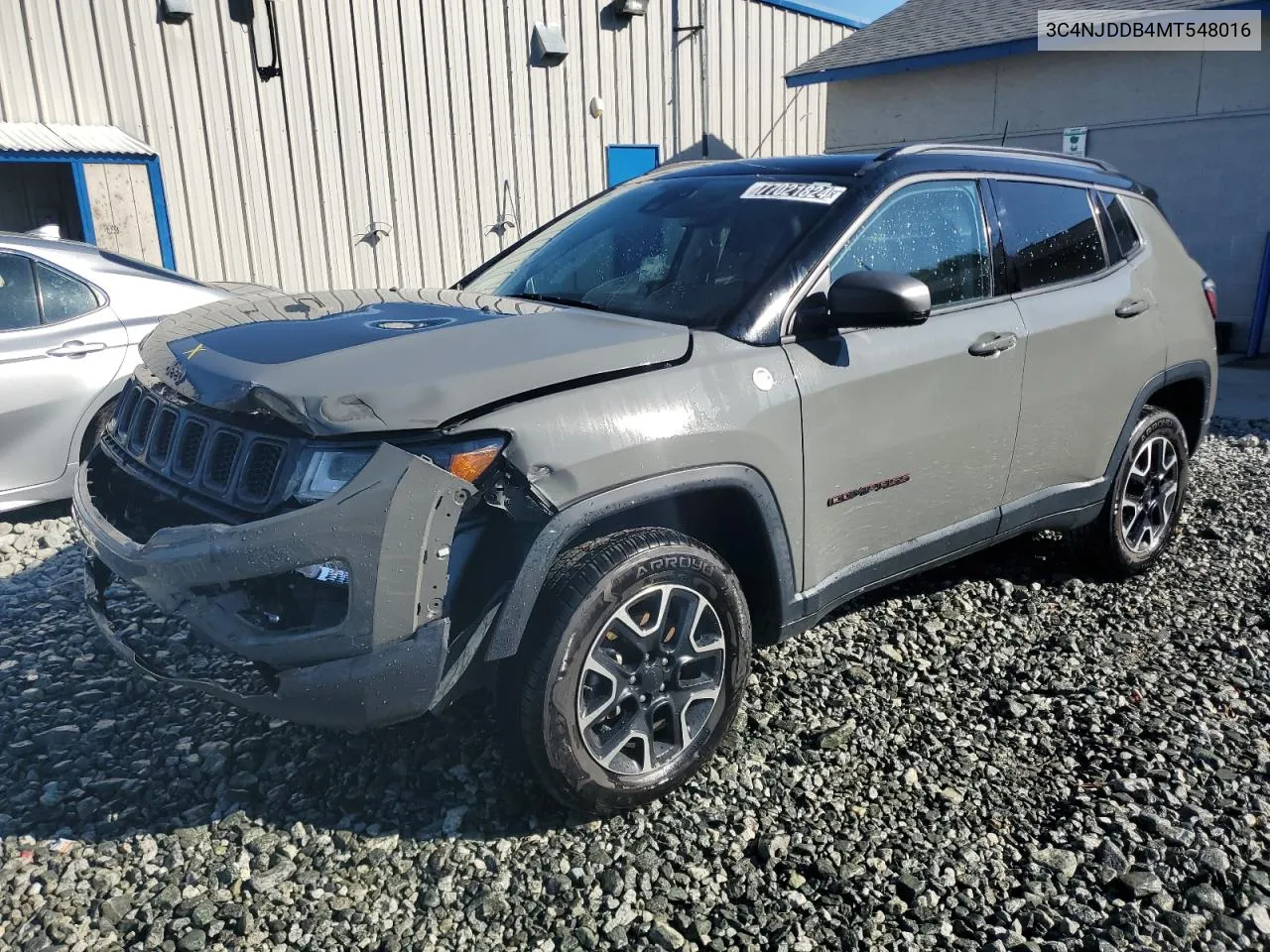 2021 Jeep Compass Trailhawk VIN: 3C4NJDDB4MT548016 Lot: 77021824