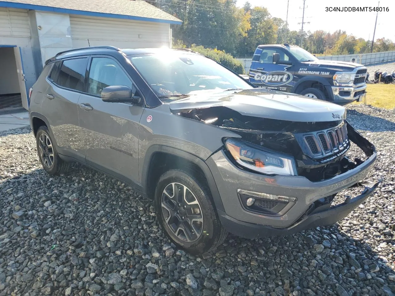 2021 Jeep Compass Trailhawk VIN: 3C4NJDDB4MT548016 Lot: 77021824