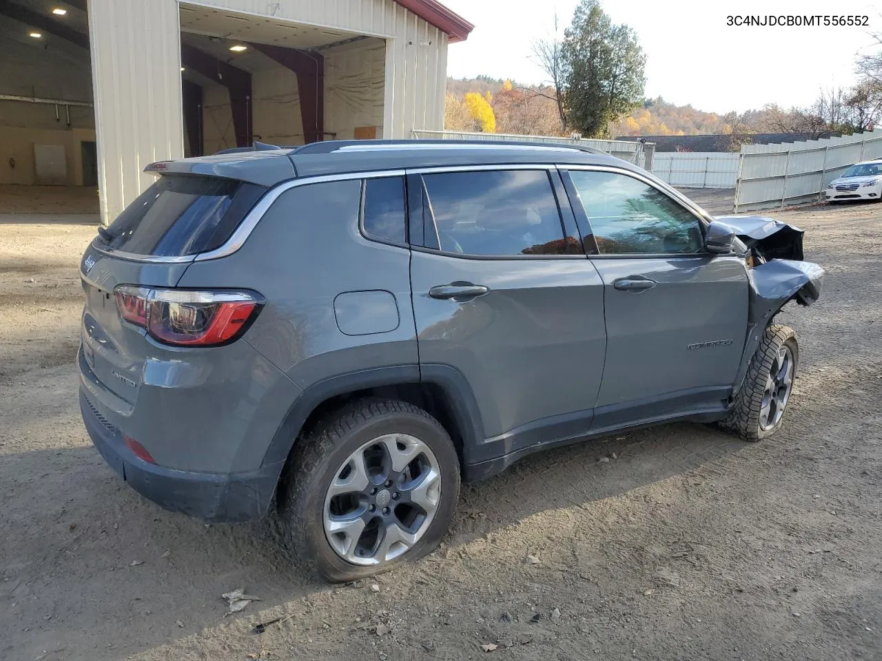 2021 Jeep Compass Limited VIN: 3C4NJDCB0MT556552 Lot: 77328964