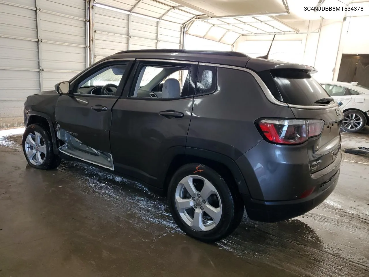 2021 Jeep Compass Latitude VIN: 3C4NJDBB8MT534378 Lot: 77901174