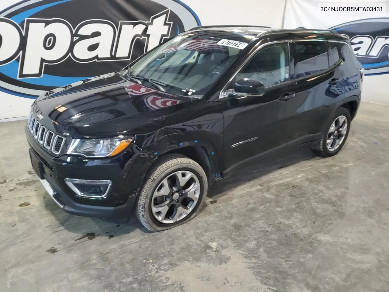 2021 Jeep Compass Limited VIN: 3C4NJDCB5MT603431 Lot: 78773714