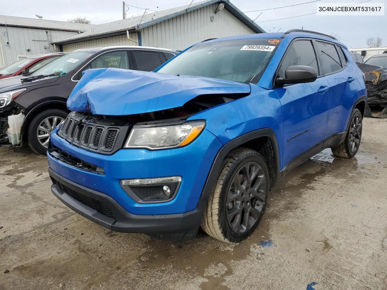 2021 Jeep Compass 80Th Edition VIN: 3C4NJCEBXMT531617 Lot: 79939354