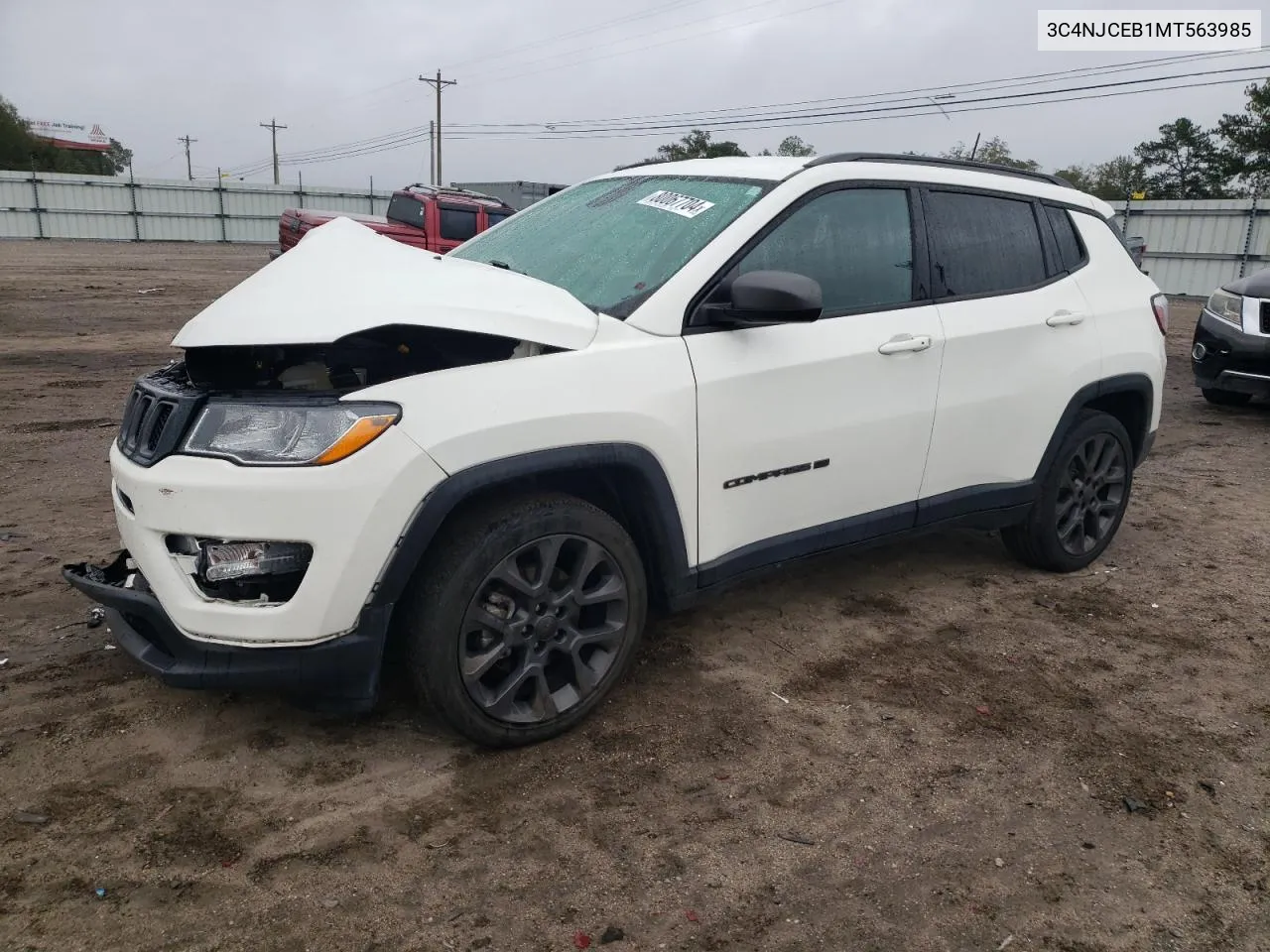 2021 Jeep Compass 80Th Edition VIN: 3C4NJCEB1MT563985 Lot: 80067704