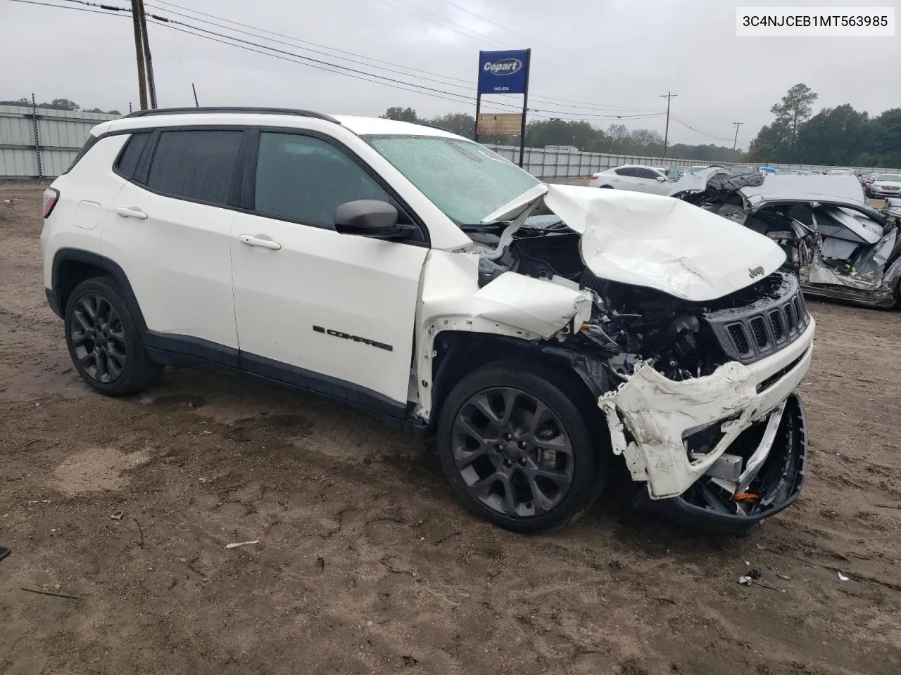 2021 Jeep Compass 80Th Edition VIN: 3C4NJCEB1MT563985 Lot: 80067704