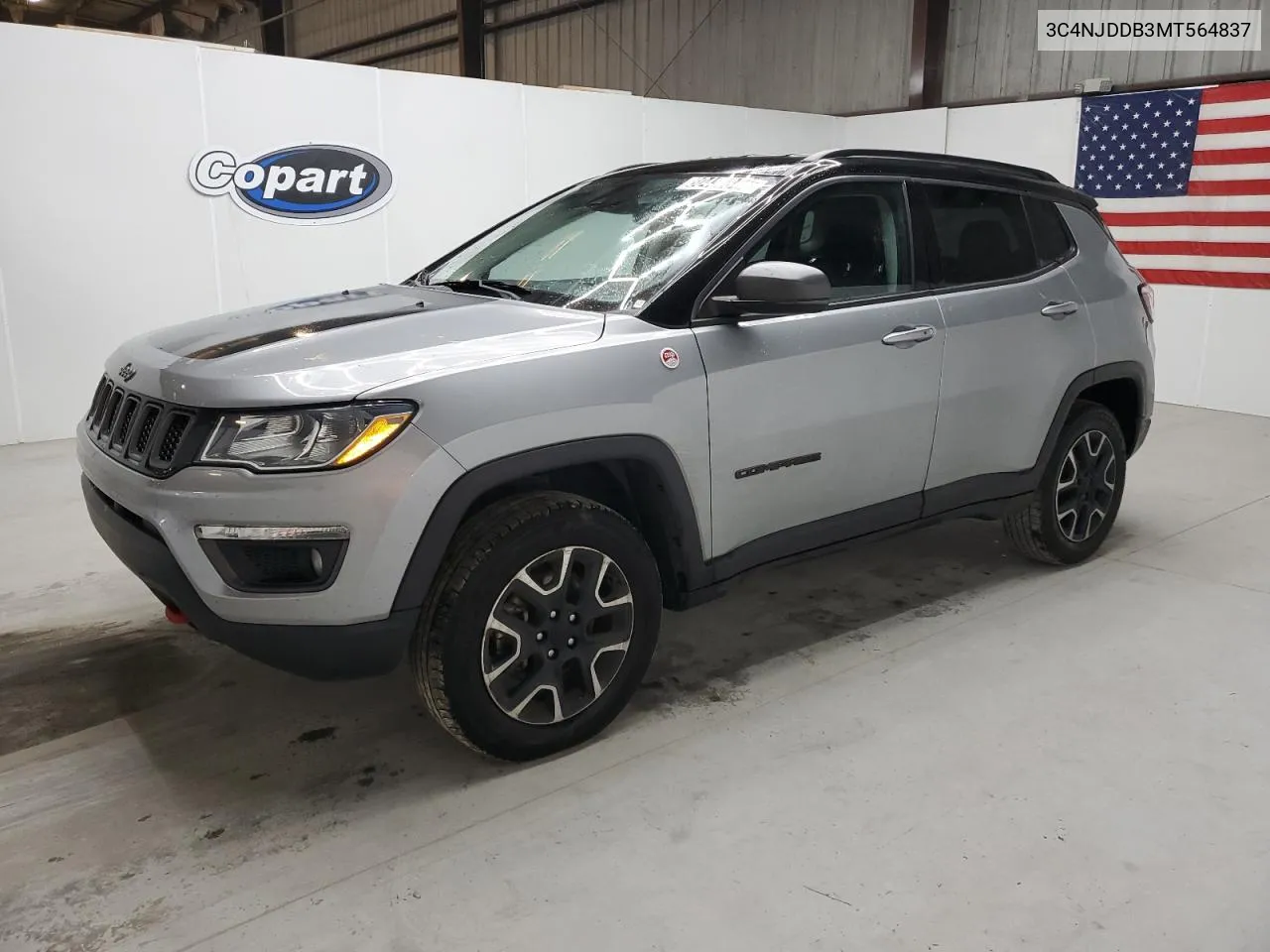 2021 Jeep Compass Trailhawk VIN: 3C4NJDDB3MT564837 Lot: 80434844