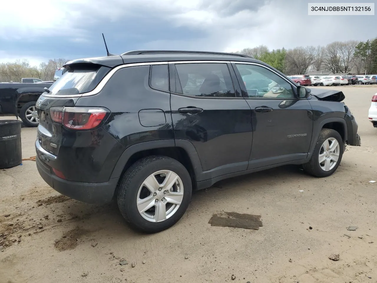 2022 Jeep Compass Latitude VIN: 3C4NJDBB5NT132156 Lot: 52027844