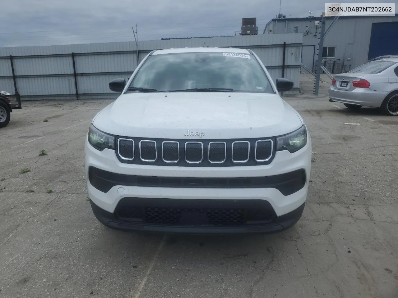 2022 Jeep Compass Sport VIN: 3C4NJDAB7NT202662 Lot: 52425834