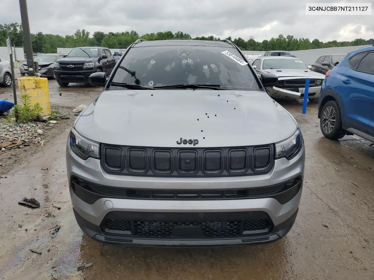 2022 Jeep Compass Latitude VIN: 3C4NJCBB7NT211127 Lot: 53810484