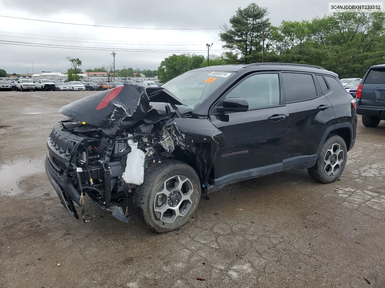 3C4NJDDBXNT233352 2022 Jeep Compass Trailhawk