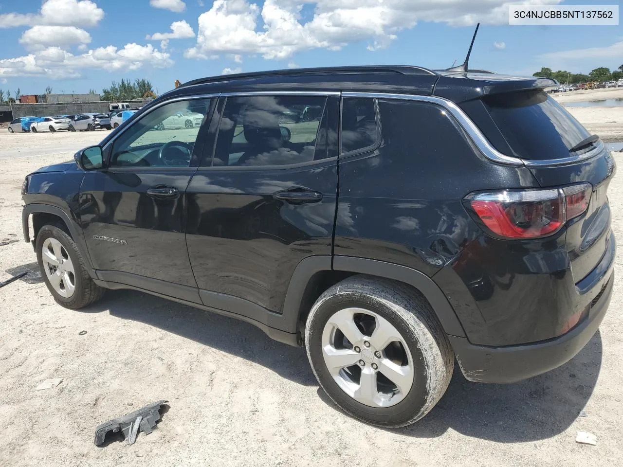 2022 Jeep Compass Latitude VIN: 3C4NJCBB5NT137562 Lot: 60387704