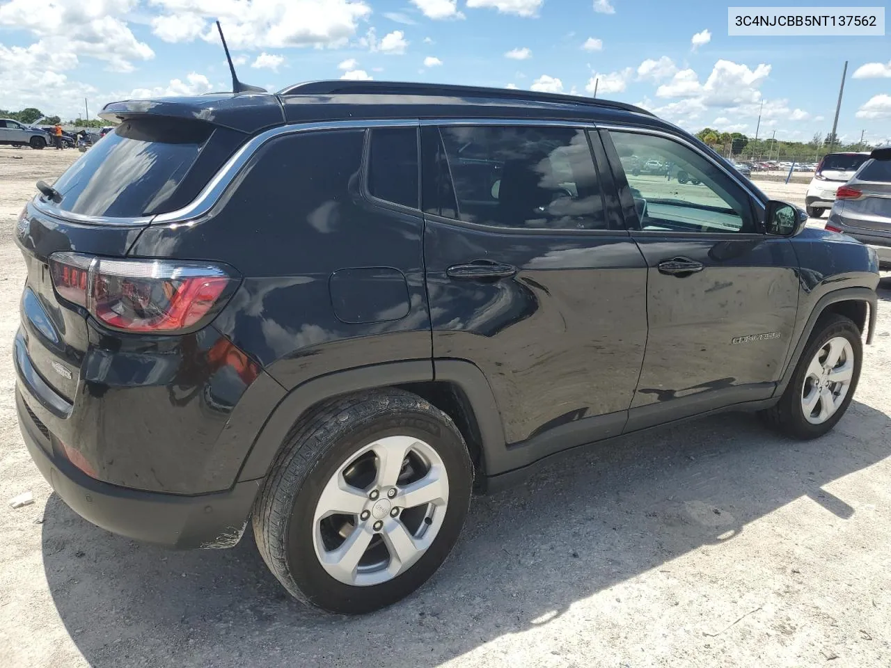 2022 Jeep Compass Latitude VIN: 3C4NJCBB5NT137562 Lot: 60387704