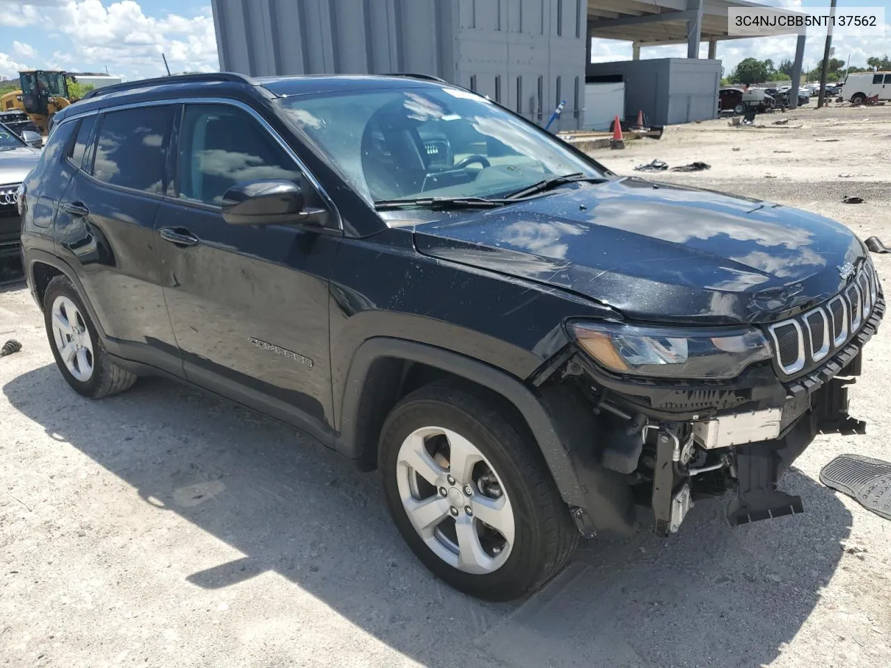 2022 Jeep Compass Latitude VIN: 3C4NJCBB5NT137562 Lot: 60387704