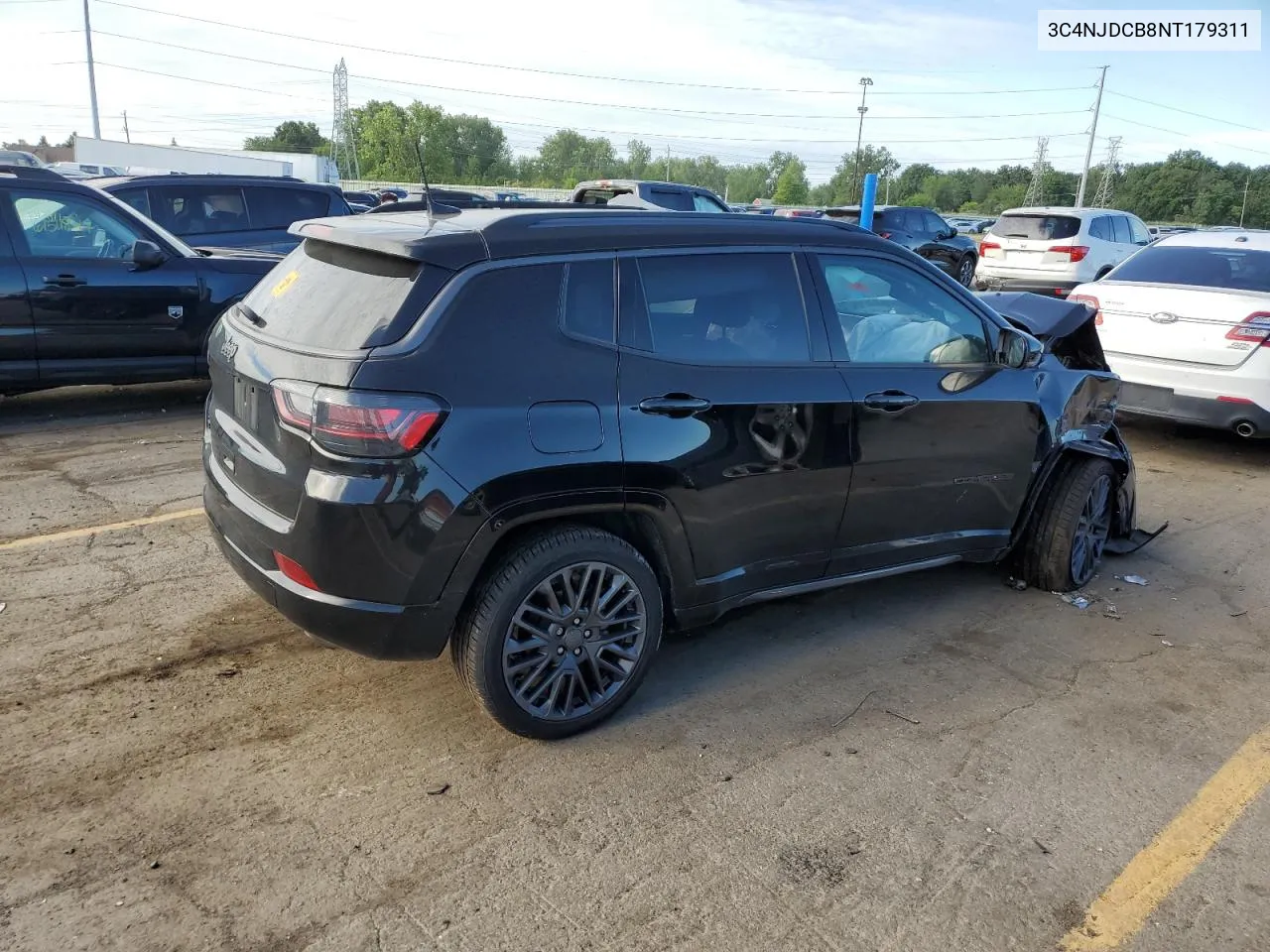 2022 Jeep Compass Limited VIN: 3C4NJDCB8NT179311 Lot: 60950574