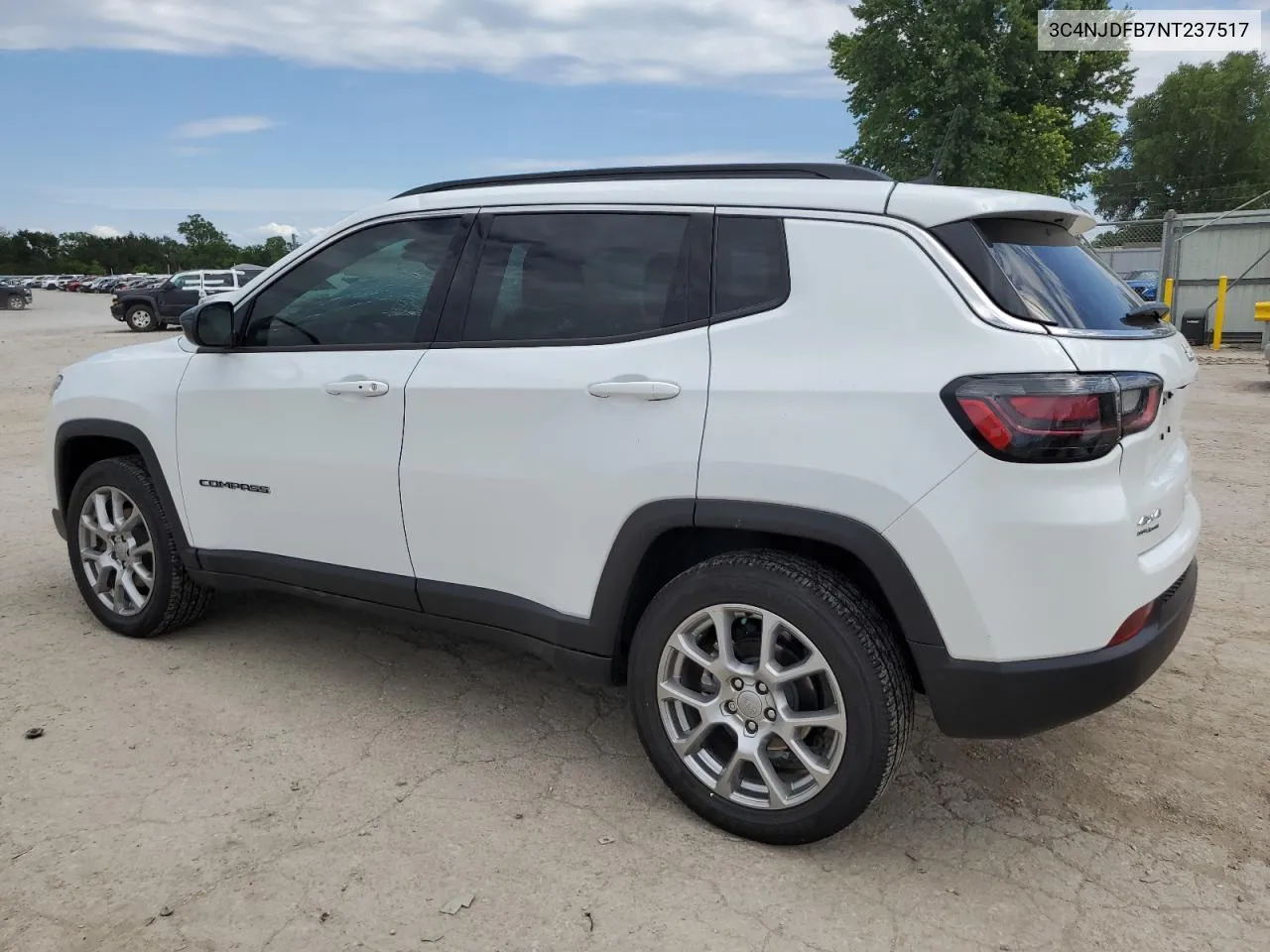 2022 Jeep Compass Latitude Lux VIN: 3C4NJDFB7NT237517 Lot: 62436784