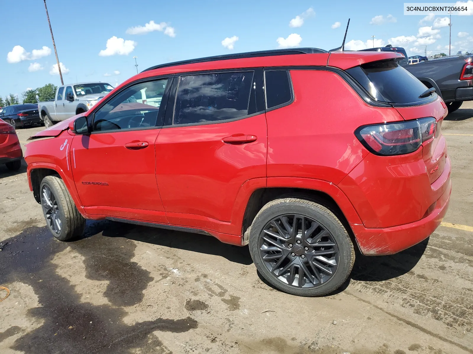 2022 Jeep Compass Limited VIN: 3C4NJDCBXNT206654 Lot: 63310444