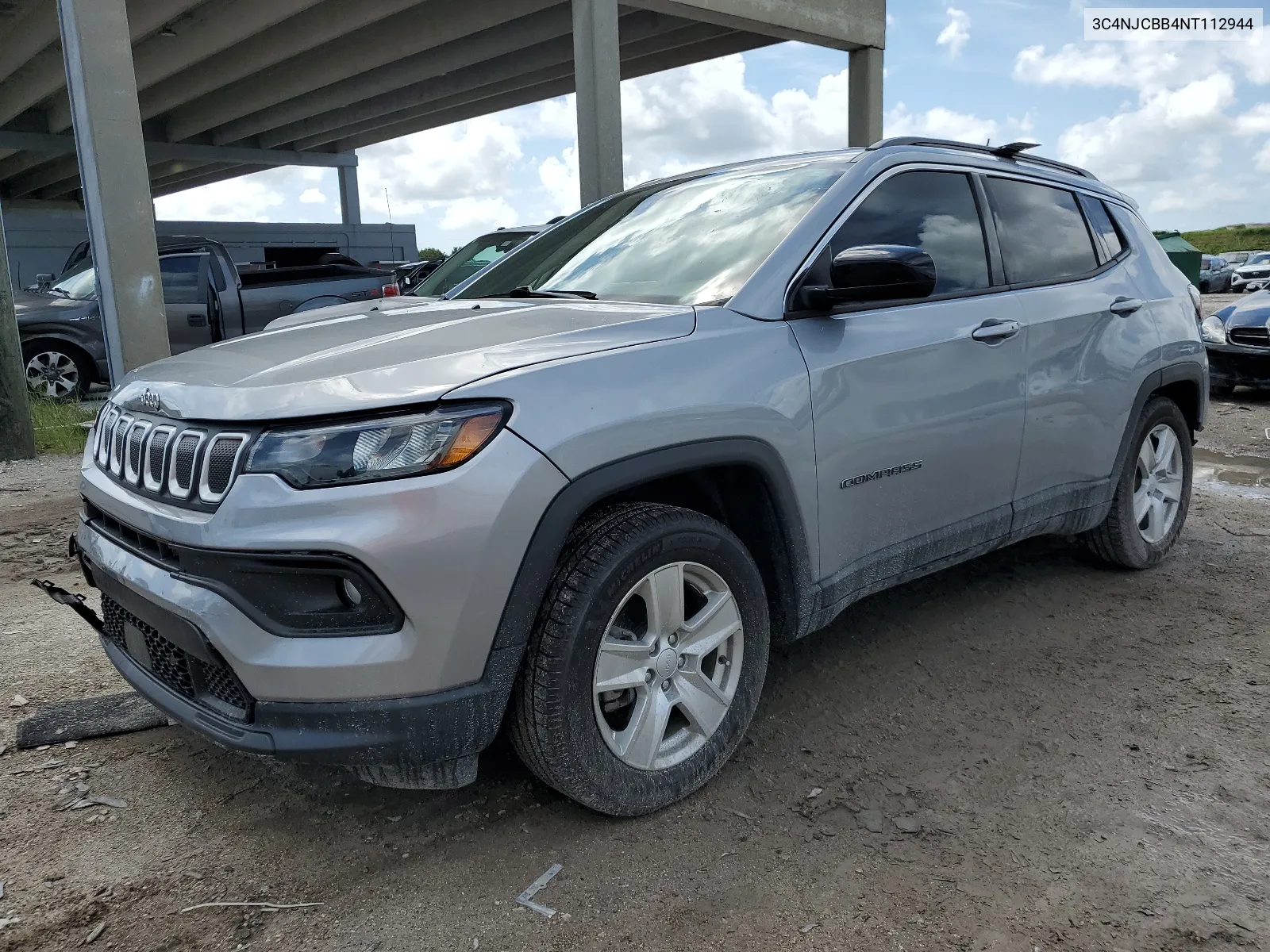 2022 Jeep Compass Latitude VIN: 3C4NJCBB4NT112944 Lot: 66899974