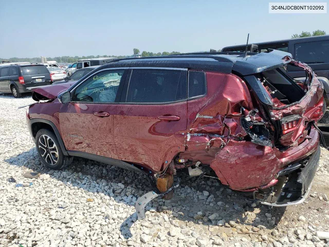 3C4NJDCB0NT102092 2022 Jeep Compass Limited