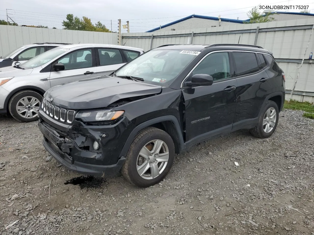 2022 Jeep Compass Latitude VIN: 3C4NJDBB2NT175207 Lot: 68383794