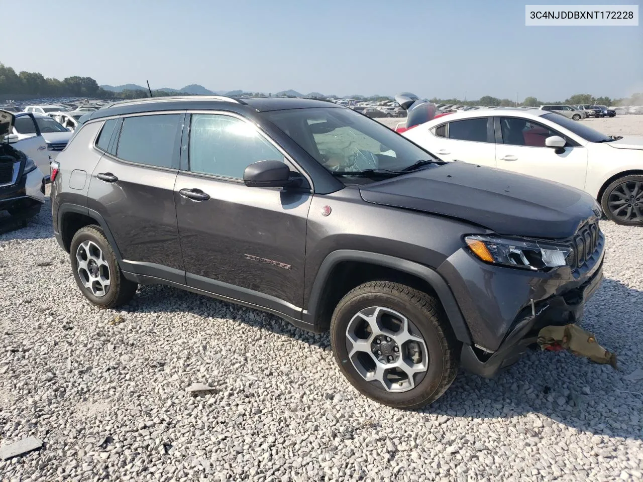 2022 Jeep Compass Trailhawk VIN: 3C4NJDDBXNT172228 Lot: 69309924