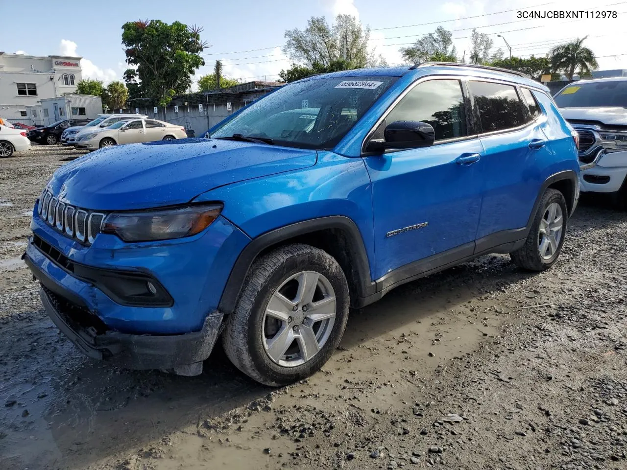 2022 Jeep Compass Latitude VIN: 3C4NJCBBXNT112978 Lot: 69682944